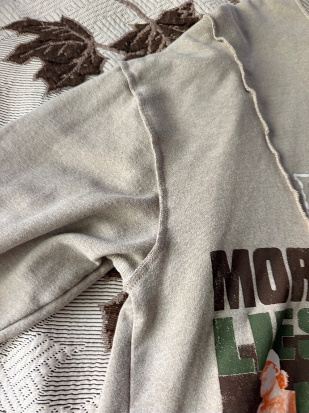 Morgan Wallen Graphic Pullover Sweatshirt - Olive - Picture 7 of 9